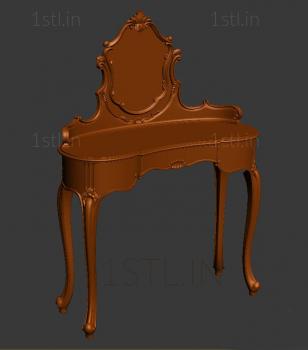 Set of furniture (KMB_0016-01) 3D model for CNC machine