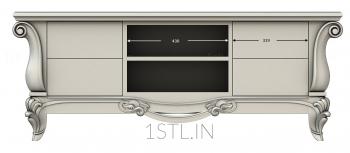 Set of furniture (KMB_0025-03) 3D model for CNC machine