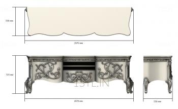 Set of furniture (KMB_0212) 3D model for CNC machine