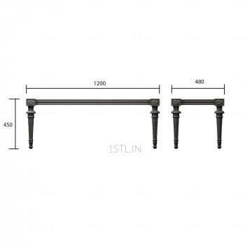 Set of furniture (KMB_0246) 3D model for CNC machine