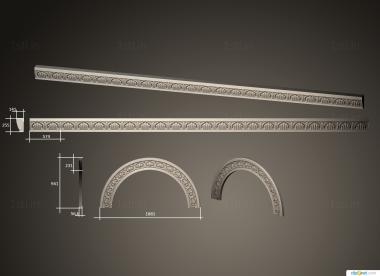 Set of onlays (KNK_0121) 3D model for CNC machine