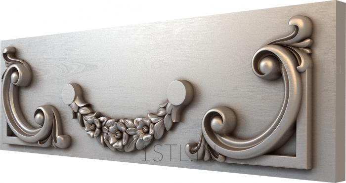 Set of panels (KPN_0020-3) 3D model for CNC machine