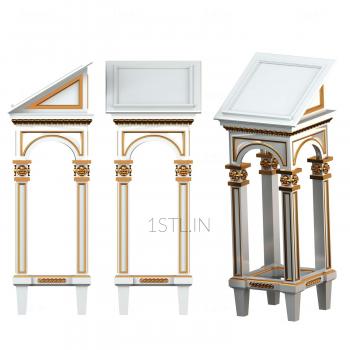 Lecterns (ANL_0015) 3D model for CNC machine