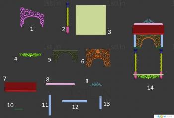 व्याख्यान (ANL_0021) सीएनसी मशीन के लिए 3D मॉडल