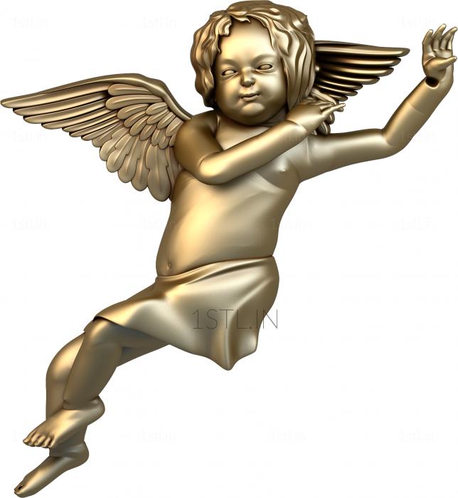 Angels (AN_0015) 3D model for CNC machine