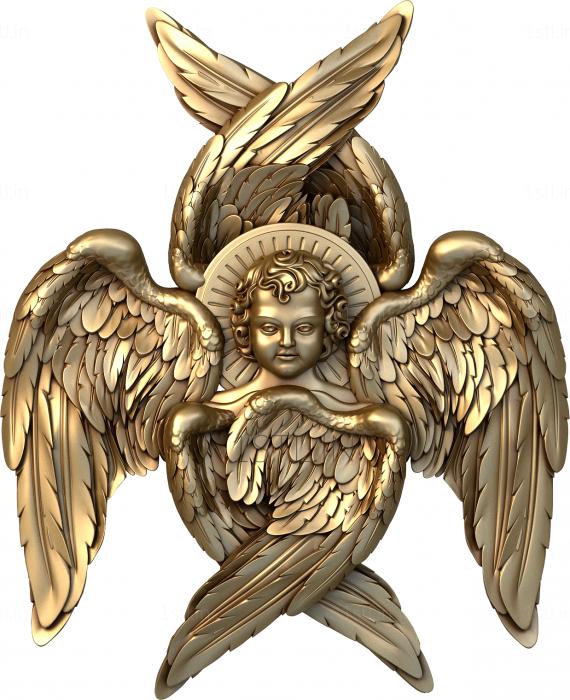 Angels (AN_0019) 3D model for CNC machine