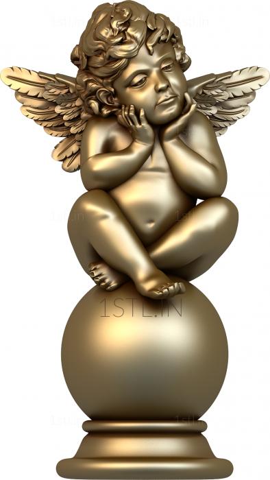 Angels (AN_0025) 3D model for CNC machine