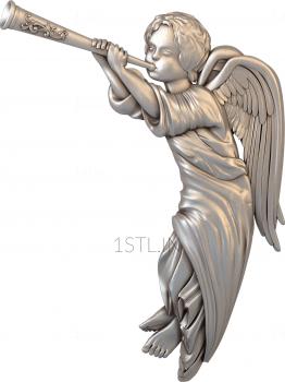 Angels (AN_0029) 3D model for CNC machine