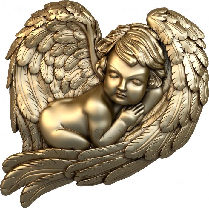 Angels (AN_0059) 3D model for CNC machine