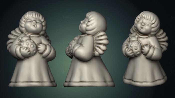 Angels (AN_0225) 3D model for CNC machine