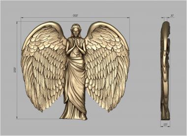 Angels (AN_0259) 3D model for CNC machine