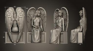 Angels (AN_0269) 3D model for CNC machine