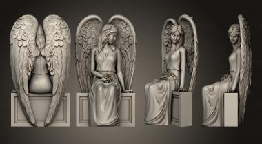 Angels (AN_0270) 3D model for CNC machine