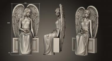 Angels (AN_0270) 3D model for CNC machine