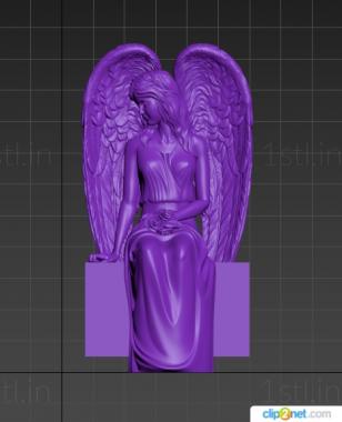 Angels (AN_0271) 3D model for CNC machine