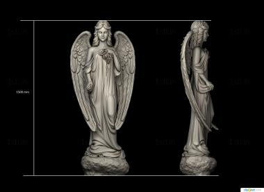 Angels (AN_0285) 3D model for CNC machine