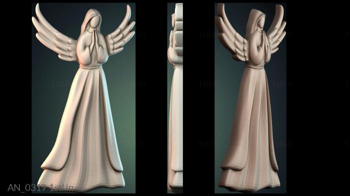 Angels (AN_0319) 3D model for CNC machine