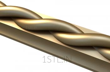 Baguette (BG_0220-9) 3D model for CNC machine