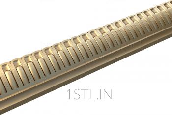 Baguette (BG_0504) 3D model for CNC machine