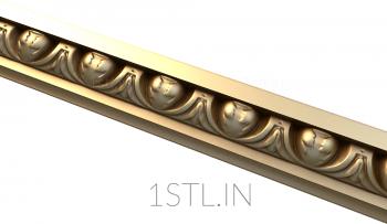 Baguette (BG_0596-9) 3D model for CNC machine