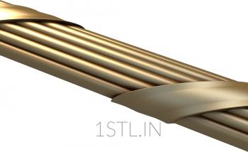 Baguette (BG_0644-9) 3D model for CNC machine