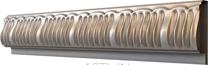 Baguette (BG_0709) 3D model for CNC machine
