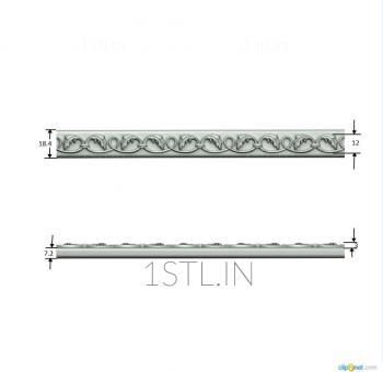 Baguette (BG_0799) 3D model for CNC machine