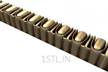 Baguette (BG_0818) 3D model for CNC machine