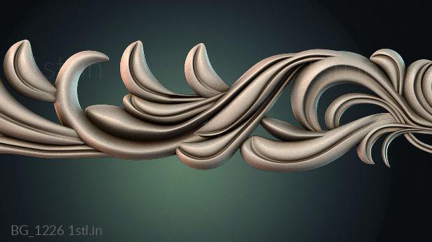 Baguette (BG_1226) 3D model for CNC machine