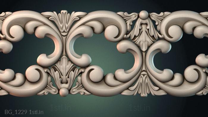 Baguette (BG_1229) 3D model for CNC machine