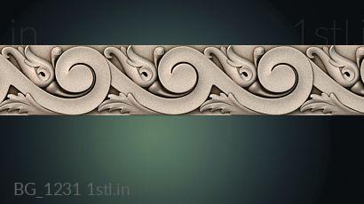 Baguette (BG_1231) 3D model for CNC machine