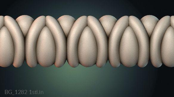 बगुएट (BG_1282) सीएनसी मशीन के लिए 3D मॉडल