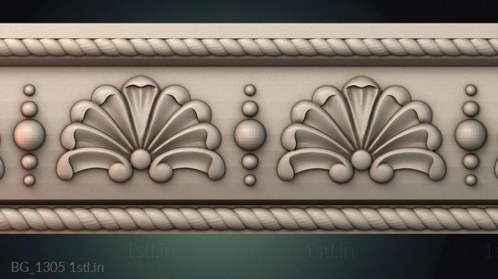 बगुएट (BG_1305) सीएनसी मशीन के लिए 3D मॉडल