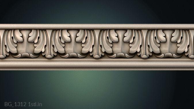 बगुएट (BG_1312) सीएनसी मशीन के लिए 3D मॉडल