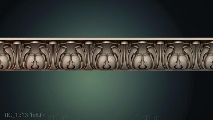 बगुएट (BG_1313) सीएनसी मशीन के लिए 3D मॉडल