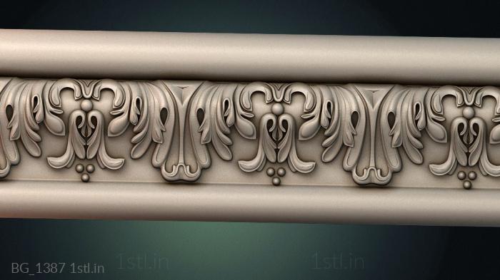 बगुएट (BG_1387) सीएनसी मशीन के लिए 3D मॉडल