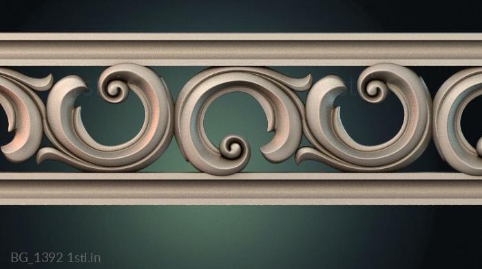 बगुएट (BG_1392) सीएनसी मशीन के लिए 3D मॉडल