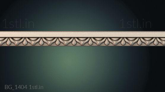 बगुएट (BG_1404) सीएनसी मशीन के लिए 3D मॉडल