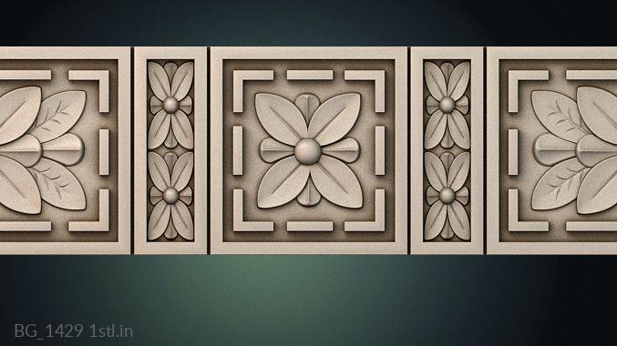 बगुएट (BG_1429) सीएनसी मशीन के लिए 3D मॉडल