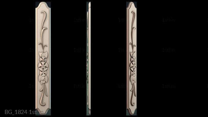 बगुएट (BG_1824) सीएनसी मशीन के लिए 3D मॉडल