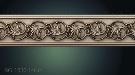 बगुएट (BG_1830) सीएनसी मशीन के लिए 3D मॉडल