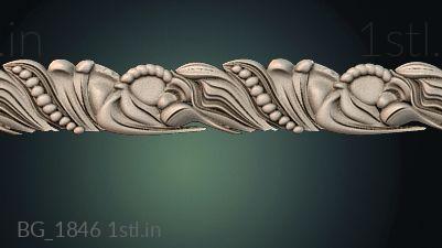 बगुएट (BG_1846) सीएनसी मशीन के लिए 3D मॉडल