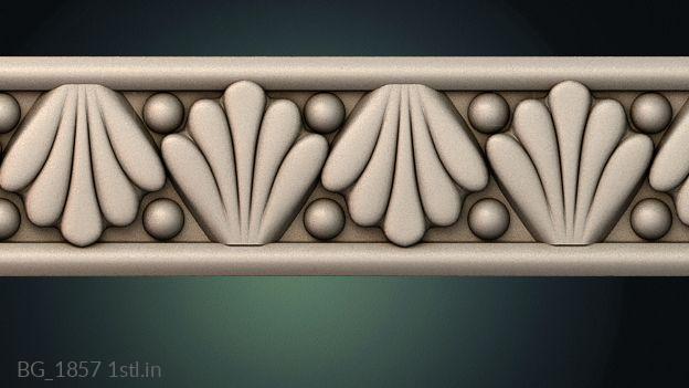 बगुएट (BG_1857) सीएनसी मशीन के लिए 3D मॉडल