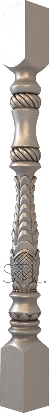 Balusters (BL_0002) 3D model for CNC machine
