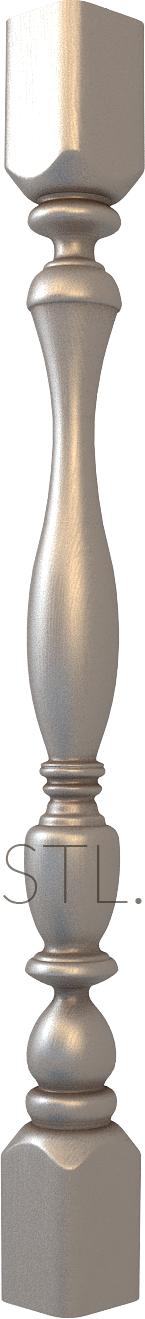 Balusters (BL_0015) 3D model for CNC machine