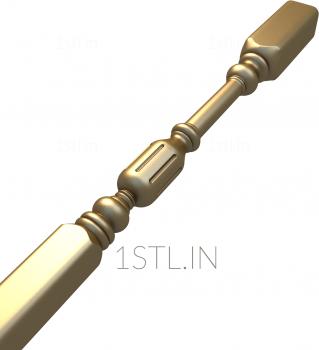 Balusters (BL_0017) 3D model for CNC machine