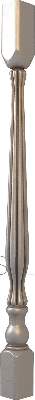 Balusters (BL_0036) 3D model for CNC machine