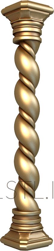 Balusters (BL_0079-1) 3D model for CNC machine