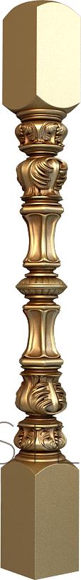 Balusters (BL_0093-1) 3D model for CNC machine