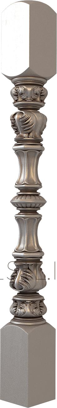 Balusters (BL_0093-1) 3D model for CNC machine